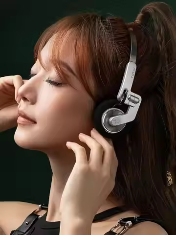 TOXIN Original TX-1 Retro Over Ear Wireless Earphone Bluetooth 5.4 HIFI Stereo Headset Gamer 70H Pla