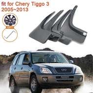Mud Flaps for Chery Tiggo T11 3 J11 DR5 2005~2013 2012 2011 2009 EVO5 DR Accessorie Mudguards Splash