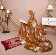 MUKENA MOTIF BUNGA SAKURA / MUKENA RAYON BALI / MUKENA LEBARAN TERMURAH / MUKENA MEWAH / MUKENA TRAV