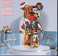 🔥ซื้อ 3 แถม 1 🔥ตัวใหญ่ BIG Bearbrick สูง47cm บล็อคตัวต่อเลโก้ รูปหมี Violent Bear ของตกแต่งบ้าน