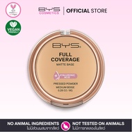 BYS Cosmetics Full Coverage Matte Base Pressed Powder 8 g. Puff Controls Oiliness