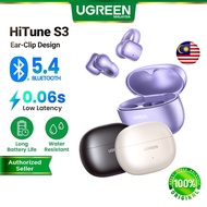 UGREEN S3 Open-Ear Clip Wireless Earbuds 30H Battery IPX5 Waterproof BT5.4 AI Mic Calls Earphones TW