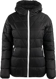 The Lioma women's winter jacket with special material treatment DWR and a strong insulation protects