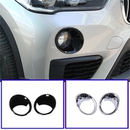 Auto Styling Car Exterior Accessories Front Fog Lamp Decorative Protective Sticker Ring 2PCS ABS Fit