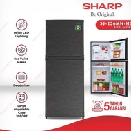 Termurah Kulkas Sharp 2 Pintu tanpa bunga es Refrigerator 205 liter