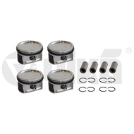 PISTON ASSEMBLY SET OF 4 PIECES - EA111 1.6 MPI - VW POLO VENTO - 036107065DH