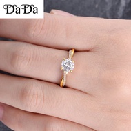 gold 18k Saudi gold ring inlaid zircon ring wish new gold ring jewelry