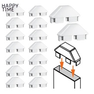 ฝาครอบรั้วไวนิลสีขาว 16 ชิ้น ขนาด 7/8 นิ้ว X 3 นิ้ว ชิ้นส่วนรั้วไวนิลสำหรับรั้วสวนกลางแจ้ง