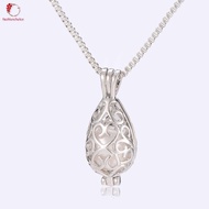 Fashion Women   Sterling Silver oysters Pendant Necklace Akoya Heart Pearl Necklace