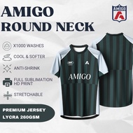 AMIGO Baju Jersey Bola Jersi Sublimation Microfiber Jersey tshirt Design Unity baju jersi lelaki baj