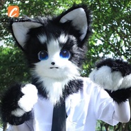 Anime Style Furry Headgear Suit for Adult Cosplay Mask Cute Animal Face Headgear Furry Cosplay Headg
