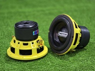 ซับ6.5นิ้ว โครงเหลือง 3ชั้น DK MOTOR 6.5” 100/3ชั้น v.49.5mm ดอกเบส ดอกซับ วูฟเฟอร์ ลำโพงซับ diy รถย