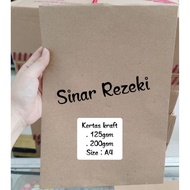 20 sheets!A4!125gsm!200gsm!Kraft paper