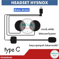PART HEADSET INTERCOM HYSNOX HY 1001 TYPE C SPEAKER HYSNOX HY1001 HY 01 HY 01S HY 02 SPEAKER TYPE C 
