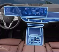 LAVIYE Car GPS Navigation Instrument Protective LCD TPU Screen Protector Anti-Scratch Film Fitting P