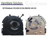 HP EliteBook 745 840 G5 G6 ZBOOK 14U G5 EG75050S1-C030-S9A 6033B0068601 Laptop Colling Fan