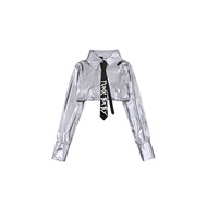 Jazz Dance Costume Girls Suit Korean Version Cropped Top Vest jazz Sweatpants Children Fashionable P