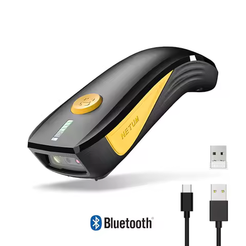 CS7501 Handheld Portable Wireless Bluetooth 1D 2D Barcode Scanner 2400mAH QR Bar code Reader Support