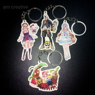 GANTUNGAN Sanrio ML MLBB angela skin Acrylic Keychain chang'e claude