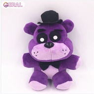ตุ๊กตายัดนุ่น FNAFของเล่นตุ๊กตาสัตว์ยัดไส้เพื่อความปลอดภัยเต็มรูปแบบ18ซม. ทำจากผ้า Freddy รูปหมี Chi