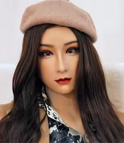 (M16+ HEBE PLUS)'Dreammask' DMS Crossdressing Female Full Head With Breast Torso Cosplay Kigurumi Ma