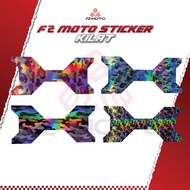 Sticker 'X' 58L F2 Moto Top Box ABS