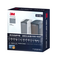 [特價]3M FA-V500清淨機濾網V500-NWF 1盒2片