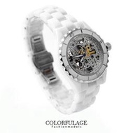 自動上鍊機械精密全陶瓷腕錶 雙面鏤空手錶 范倫鐵諾Valentino【NE1119】原廠公司貨