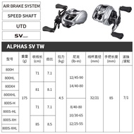 DAIWA Alphas SV/BF 2021 รุ่นใหม่ วงล้อตกปลาทะเลแบบหยดน้ำ 8 ลูกป�ก ความเร็ว 7.1 หรือ 8.1 สำหรับตกปลาใ