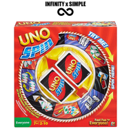 UNO Spin Card Board Game For Family Party Game Ages 6+ Boy child Girl Toy Gift