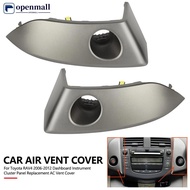 【OMALL】 Car Center Dash Air Vent Radio Bezel Trim for Toyota RAV4 2006-2012 Dashboard Instrument Clu