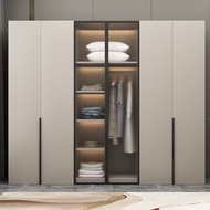 Wardrobe Cabinet Solid Wood Wardrobe Storage Cabinet 2/3/4/5 Doors Wardrobe with Drawers Small Wardr
