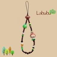 Popmart Labubu Zimomo Popbean DIY Phone Chain สายคล้องโทรศัพท์มือถือ Universal Colorful Beaded Flowe