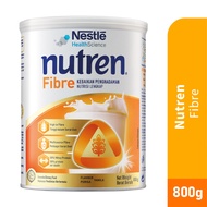 NUTREN Fibre 800g with Whey Protein, High Fiber, Fos, Inulin For Constipation, Diarrhea - Vanilla VI