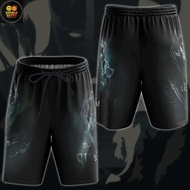 Custom 3D Anime Quick-Drying | Full-Print Shorts Unisex, Modern Euro x Japanese-Korean, All-Scene bB