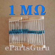 1 M Ohm 0.25W (1/4W) Resistor