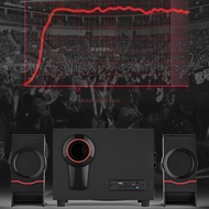 -Computer Speakers Wooden 2.1 Multimedia Subwoofer Bluetooth Audio USB Laptop Speakers Bluetooth +3.