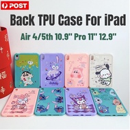 Disney TPU Back Case For iPad Air 4th 5th/iPad Gen 10/Pro 11" 12.9" 10.9" 2018 2020 2021 2022 Shockproof Heavy Duty Soft Case Cover