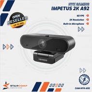 NEMESIS Webcam AF 60 FPS 2K with Privacy Lens IMPETUS A92 Stream Built in Microphone Webcam