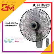 Khind Wall Fan with Remote Control Kipas Dinding Remote WF-16JR