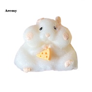 AREM Hamster Pinch Toy Kids Hamster Toy Cheese Hamster Squishy Toy Slow Rising Stress Relief Squeeze Toy for Kids Adults Cute Animal Sensory Fidget Toy Birthday Gift