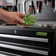[Ddouble.my] 12 PCS Magnetic Toolbox Labels Tool Chest Organizer Labels 3D Magnetic Tool Box Labels 