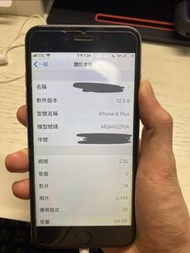 iPhone 6 Plus 64GB 銀色｜電池84%｜全原廠組件｜功能正常