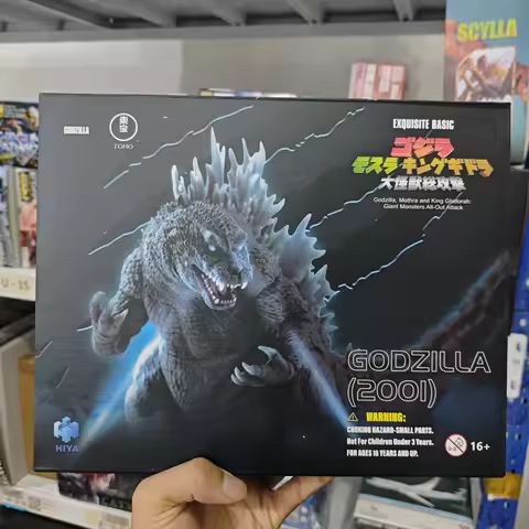 Hiya Godzilla Action Figures Godzilla 2001 Giant Monsters All-Out Attack Anime Model Collection Toys