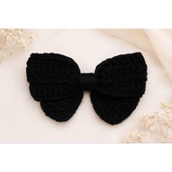 Handmade Crochet Bow Brooch