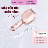 Hippie water wave curler size 33mm, ceramic hair wave curler protects against dry hair, safe to use