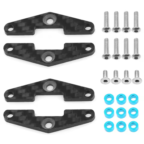 TAMIYA TT02S TT02B Suspension Tie Rod Mount Pull Rod Bractket For RC Car Tamiya TT-02 Type-S Series 