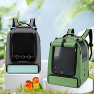 Parrot Backpack Bird Carrier Cage Carriers Bag Pet Bird Breathable Double-Shoulder Backpack Outgoing Travel Cage