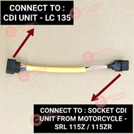 CDI CONVERTER SOCKET - LC 135 > PNP >  SRL 115Z/ ZR/ E115M/ MODENAS MR2/ WMOTO VE1 110/ CUB CLASSIS/