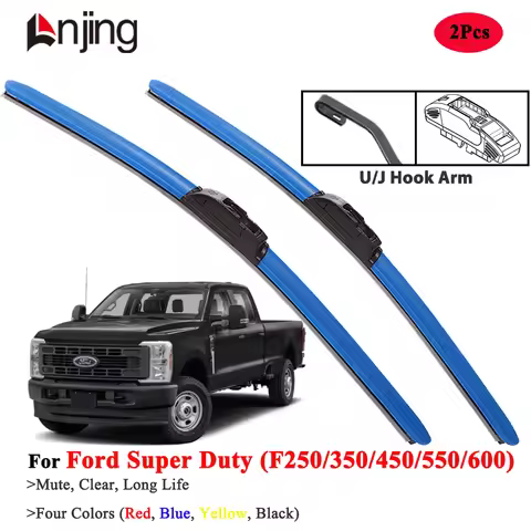 LNJING Wiper Blades For Ford Super Duty F250 F350 F450 F550 F600 1999-Now
